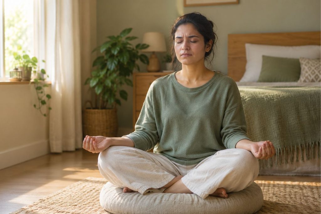 distracted-mind-meditation-posture