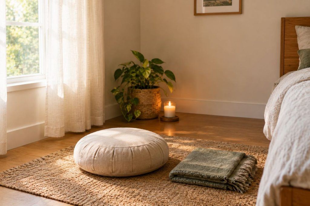simple-meditation-corner-setup
