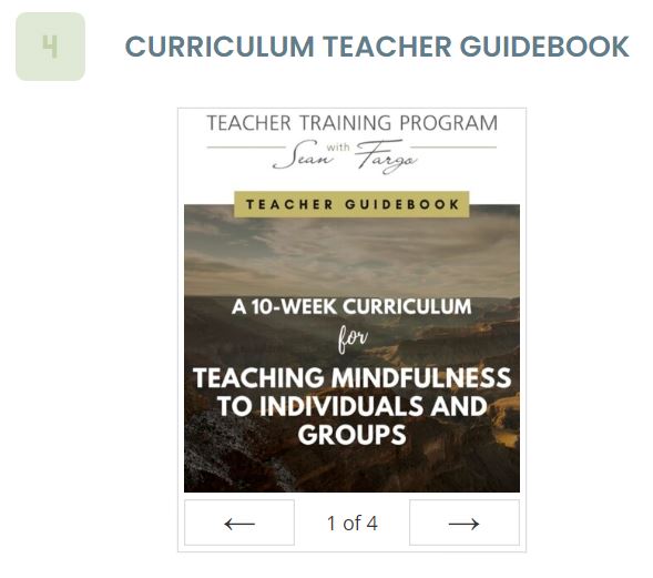 Mindfulness Teaching Curriculum - Guidebook