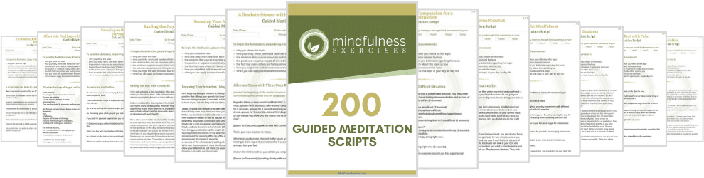 Complete Mindfulness Toolkit - BONUS 1 - 200 Guided Meditation Scripts