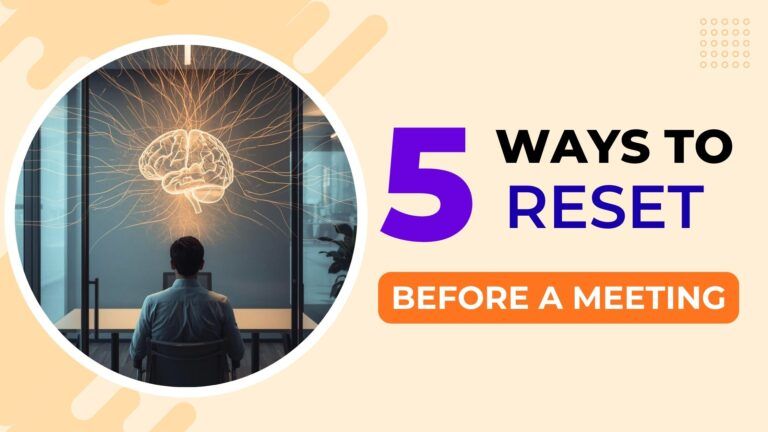 Meditation Before Meeting